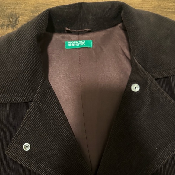 United Colors Of Benetton Dark Brown Trench Coat - Picture 2 of 6